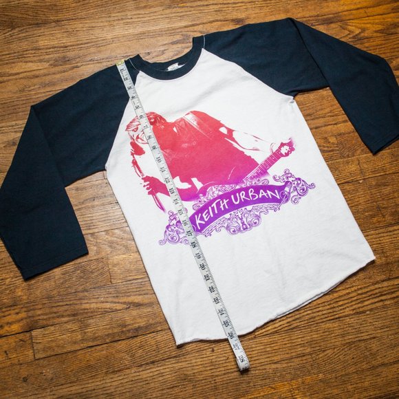 2009 Keith Urban Escape Together Tour Long Sleeve Baseball T-Shirt - Picture 4 of 7